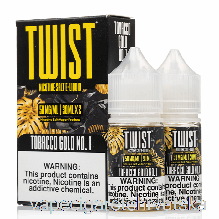 Vape Cigareta Duhan Zlatni Br. 1 - Twist Sol E-tekućina - 60ml 35mg